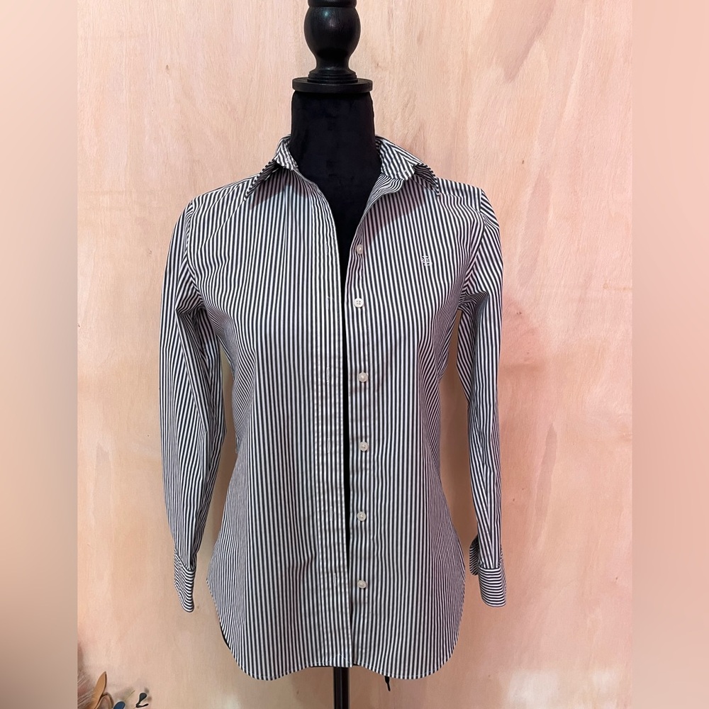 Women’s PXS Ralph Lauren black and white stripe.